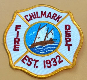 Parche del Departamento de Bomberos de Chilmark Massachusetts sin usar Martha's Vineyard - Imagen 1 de 2