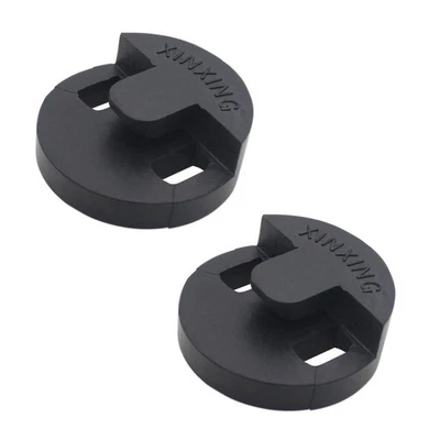2Pcs Round Cello Mutes Durable Violoncello Mutes Dampener Cello Supplies Black - image 1 of 4
