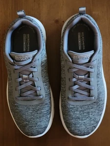 Damen-Tennisschuh Skechers Go Walk Größe 8,5 weite Passform grau - Bild 1 von 8