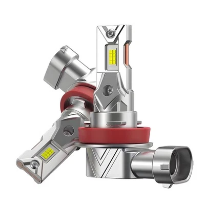 JEYEFFE KIT 2 Lampade LED H11 46W 6000K Plug&Play 6000lm Faro Auto 1:1 con Alogena
