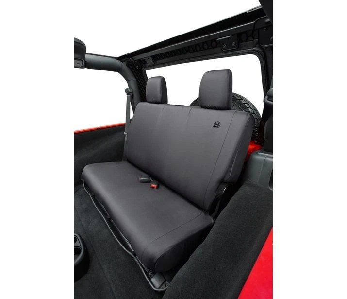 Cubierta de asiento trasero de poliéster Bestop negro diamante para Jeep JK 2 PUERTAS 29282-35 Foto 1 de 2