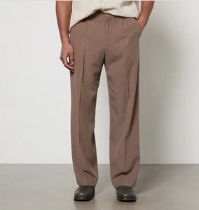 Our Legacy Men Relaxed fit Chinos Pants 36 / 32 Brown Solid - Picture 1 of 4