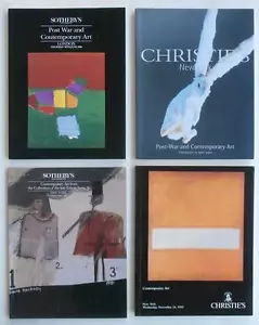 4 Auction Catalogs w/ Contemporary Art Painting (s) Christie's Sotheby's NoRes.! - Picture 1 of 6