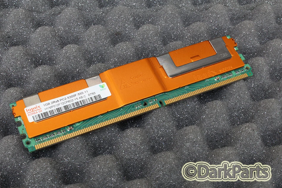 Hynix HYMP512F72CP8D2-Y5 PC2-5300F-555-11 1GB Server Memory RAM - Image 1 of 1