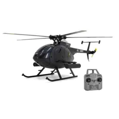 RC ERA C189 MD500 2.4G 4CH UAV 1:28 Fixed Height Single Blade Flybarless RC Heli - Image 1 of 4