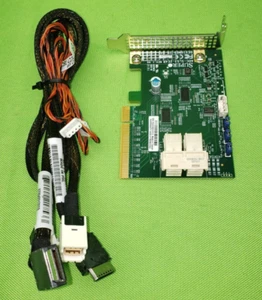 *LOW PROFILE* Supermicro AOC-SLG3-2E4R scheda PCIe 2 porte Gen-3 NVMe bus host - Foto 1 di 9