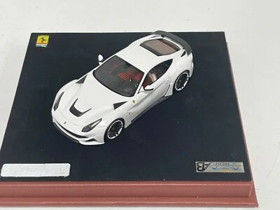 1/43 AB Models Ferrari F12 Novitec Rosa in Gloss white Custom Leather Base - Image 1 of 4