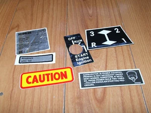 Kohler AND OTHERS 6 DECAL LOT - Picture 1 of 3