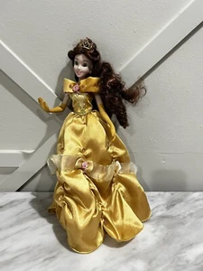 Disney Brass Key Enchanted Tales Belle Porcelain Doll Beauty & The Beast As Is - Picture 1 of 17