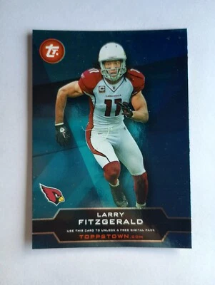 2011 Topps ToppsTown Football TT-33 Larry Fitzgerald - Image 1 of 2