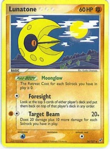2x (DEOXYS-036) Lunatone (U) Carta Pokemon EX Deoxys # 36 - Foto 1 di 1
