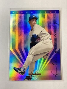 1995 Leaf Limited #64 Hideo Nomo ROOKIE CARD Baseball Prism Foil Dodgers RC - Foto 1 di 2