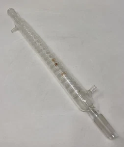 Equipo de laboratorio 24/40 condensador de bobina/corning Pyrex Graham de vidrio - Imagen 1 de 4