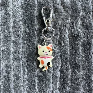 Calico Cat Bag Charm Pack Kitten Clip On Dangle Charms 1” Cat Lady Gift Fun New - Picture 1 of 4