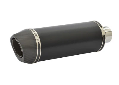Aprilia Tuono V4R Exhaust SP Diabolus Black Stubby Carbon Outlet 2011 2012 2013 - Image 1 of 4