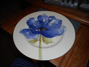 NEU & PERFEKT ROYAL STAFFORD AQUARELL BLÜTE ROYALBLAU GEBLÜMT 11" TELLER (s) - Bild 1 von 1
