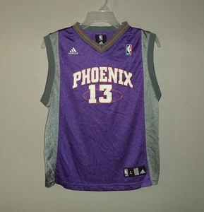 Steve Nash Adidas Phoenix Suns #13 lila Trikot - Jugend Große L 14-16 - Bild 1 von 7