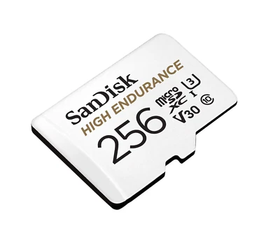 SanDisk MAX ENDURANCE microSDHC card for IP cams & dash cams, SDSQQVR-256G-GN6IA - Bild 1 von 4