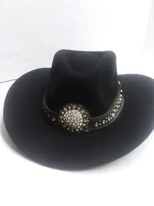 Montana West Sombrero Vaquera Negro Formable Talla M - Imagen 1 de 5