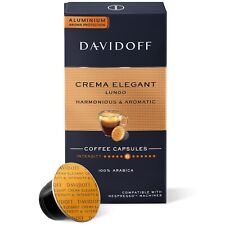 Davidoff Crema Elegant Harmonious & Aromatic 10 Pods 55 g Free Shipping Worldwid