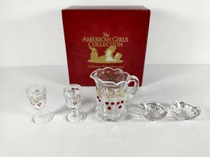 American Girl Samantha's Lemonade Set Pitcher Glasses Bowls Lot - Picture 1 of 12