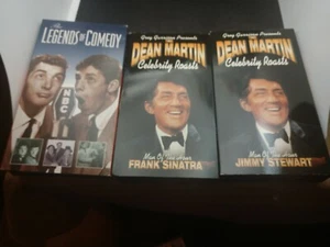 DEAN MARTIN CELEBRITY ROASTS (2) Sinatra, Stewart + Legends Comedy VHS - Imagen 1 de 2