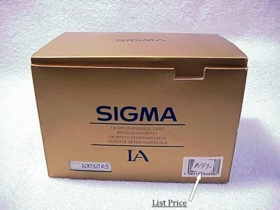 28-70mm F3.5-4.5 Sigma Power Zoom | For 3xi 5xi 7xi 9xi | Warr,Bx,IB | New | $35 - Image 1 of 4