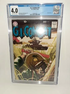 DC G.I. Combat #81 CGC 4.0 Grey Tone Cover 1960 FREE SHIPPING - Picture 1 of 3