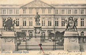 Postcard Belgium Brussels Royal Library C. 1905 - Picture 1 of 2