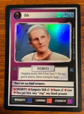 2000 Decipher Star Trek Reflections Odo Used Free Shipping - Image 1 of 2