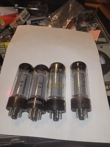 4 Super nice test Nos Mullard XF2 OO getter EL34 / 6CA7 tubes - Picture 1 of 1