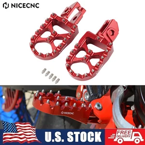 NiceCNC Foot Pegs Footrest For Beta RR250 300 350 390 400 430 450 480 2020-2024 - Bild 1 von 9