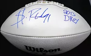 JSA Sheldon Richardson White Panel Football Autographed Signed INSCR Seahawks - Picture 1 of 3