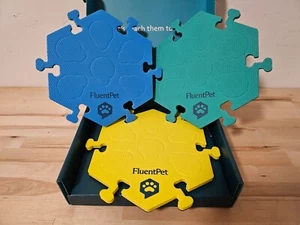 FluentPet Get Started Kit - 3 HexTiles 6 Sound Buttons w/ Stickers Talking Pets - Picture 1 of 13