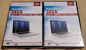 NEW Mastering Java Volume 3 & Vol 4 DVD LOT Video Training Classes Objects Array - Picture 1 of 5
