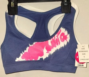 Maidenform Little & Big Girls 2 Pack Seamless Sports Bra Small - Picture 1 of 7