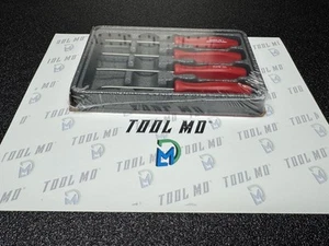 Snap-on Tools USA NEW 4-Piece RED Mini Hard Handle Awl Hook Pick Set ASA204B - Picture 1 of 9