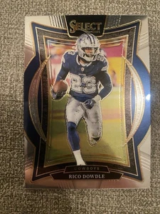 2024 Panini Select Concourse Football Rico Dowdle No. 90 - Dallas Cowboys NFL - Bild 1 von 2