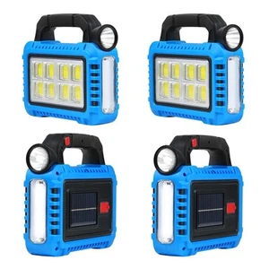 4 Pack Lantern Camping Essentials Accessories Gear Solar Lights, LED Flashlig... - Picture 1 of 7