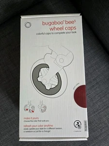 Brand New Bugaboo Bee5 dark red wheel caps - Picture 1 of 4