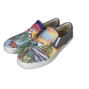 Inkkas Multicolor Wilderness Design Unisex Trek Slipper Schuhe Gr. W12 / M10 Loafer - Bild 1 von 7