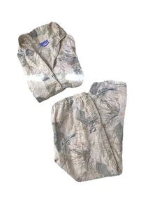 Pine Cone Hill Fine Linens - Feather Leaf - 100% Cotton Pajama - Size S - READ - Picture 1 of 8