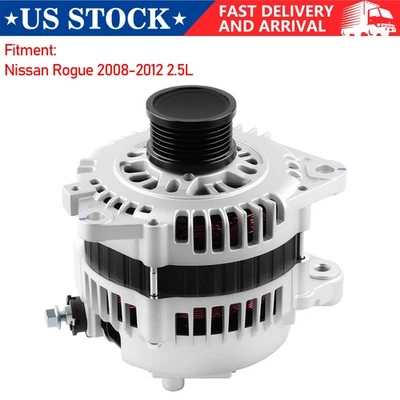 Genuine Alternator 110Amp 11163 For 2008-2012 Nissan Rogue L4 2.5L 23100-AU410 Foto 1 de 4