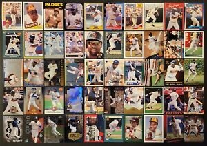 Lot of 50 Different TONY GWYNN Baseball Cards HOF 1984-2019 BB1528
