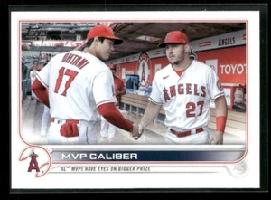 2022 Topps Update Series MVP Caliber Shohei Ohtani Mike Trout - Picture 1 of 2
