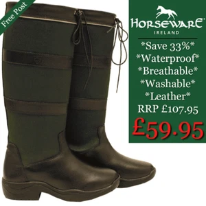 Horseware Rambo Original Pull-Up Country Boots Regular & Wide **SALE** RRP £110 - Picture 1 of 3