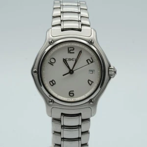 Ebel 1911 Reloj de Mujer 27MM Acero 9087221 Hermosa Garantía Cuarzo Banda E034 - Imagen 1 de 10