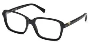 Tod's TO5306 001 Schwarz Eckig Kunststoff Optische Brille Brillengestell 55-18-140 - Bild 1 von 3