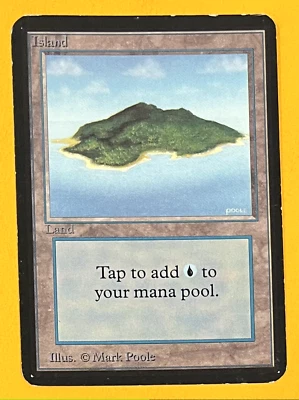 MTG ISLAND Alpha (OldManMTG 008-362) - Image 1 of 3