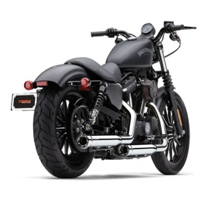 SPORTSTER Marmitta COBRA RACE PRO CROMATA Harley Davidson XL 883 1200 14 - 22 - Foto 1 di 5